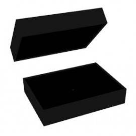 Boîte cloche noire en carton 215*155*H40mm